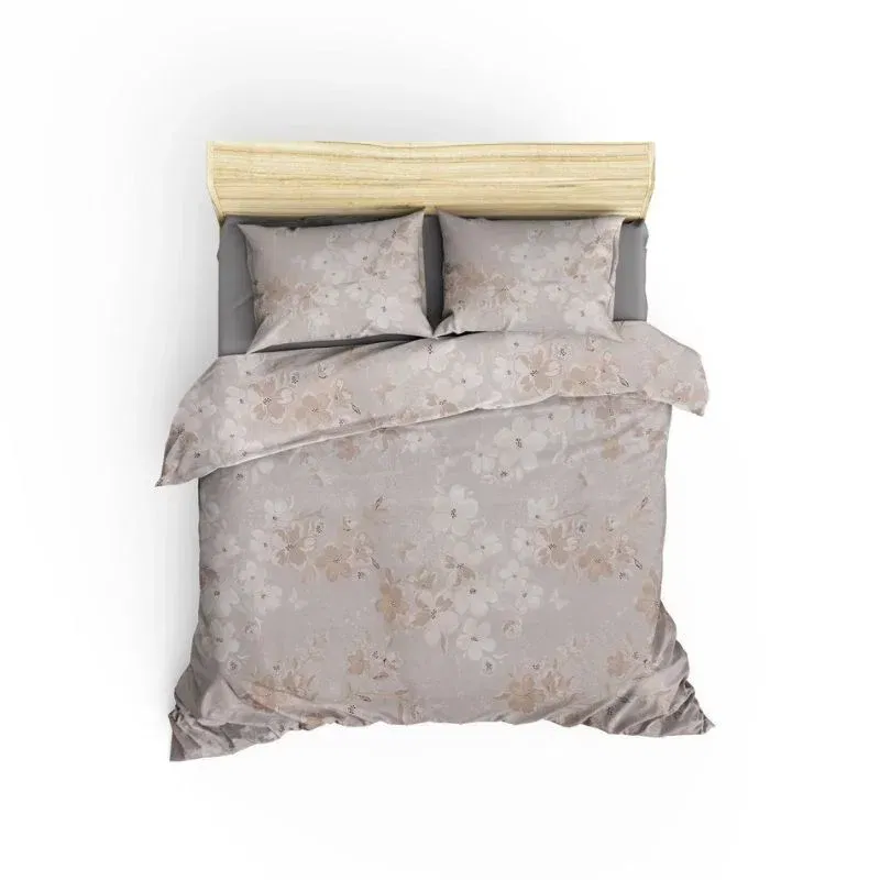 Set lenjerie pat ranforce Elena - Maro, 200x220 cm, 2 fete de perna, cearsaf [1]