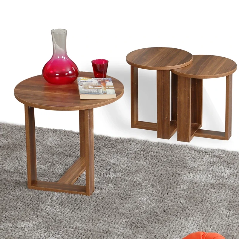 Set masute Mira, nuc, 3 piese, masute suprapuse, eleganta si functionalitate [1]