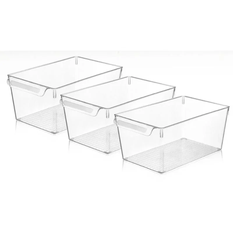 Cele mai noi - Set organizator frigider Transparent 3 piese