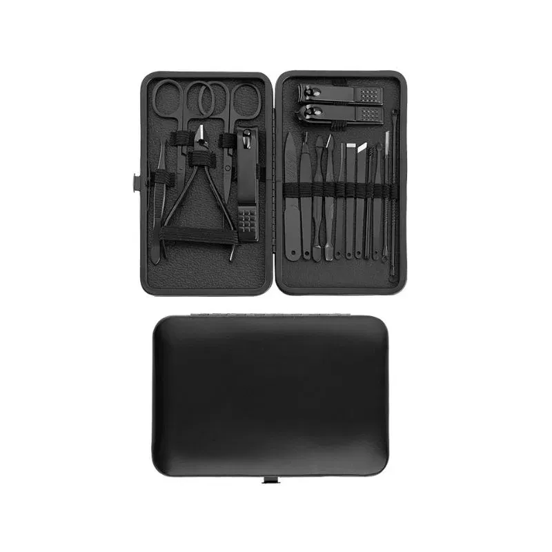 Set pentru manichiura si pedichiura pentru barbati, 18 piese [5]