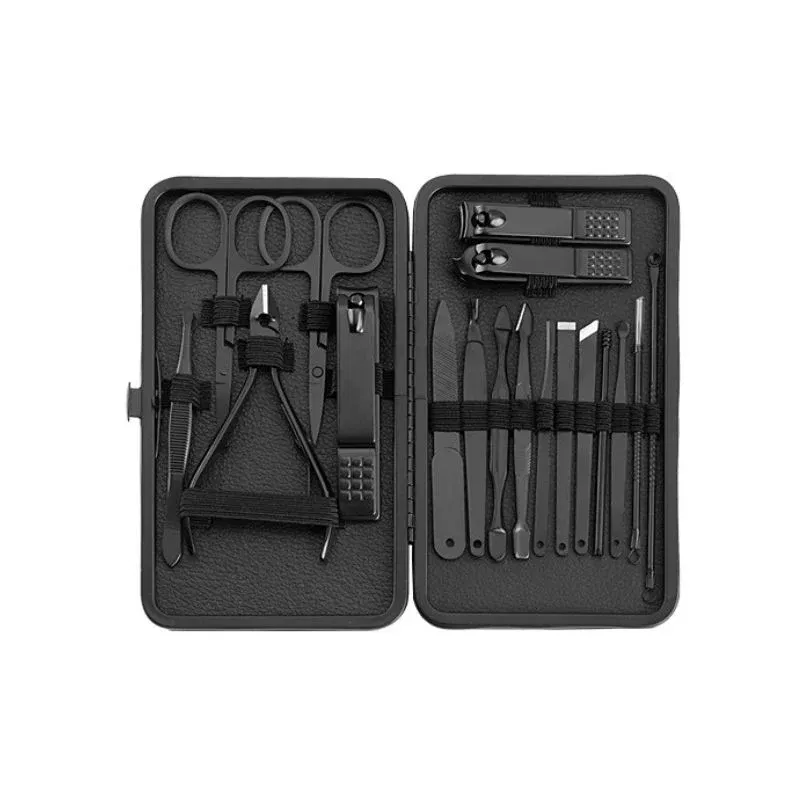Set pentru manichiura si pedichiura pentru barbati, 18 piese [4]