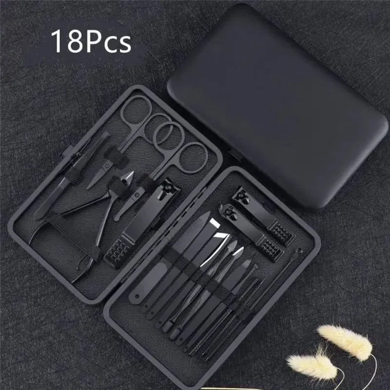 Set pentru manichiura si pedichiura pentru barbati, 18 piese [2]