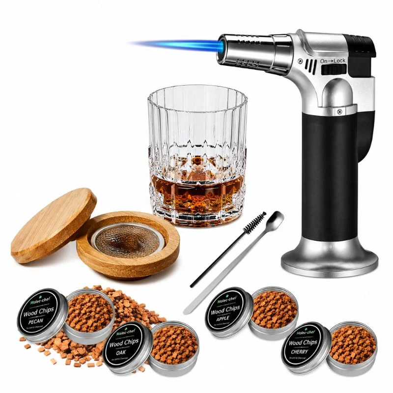 Set premium Drinks Smoker cu pahar whiskey Modern [5]