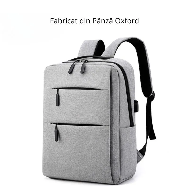 Set Rucsac Triple Power cu USB Gri [14]