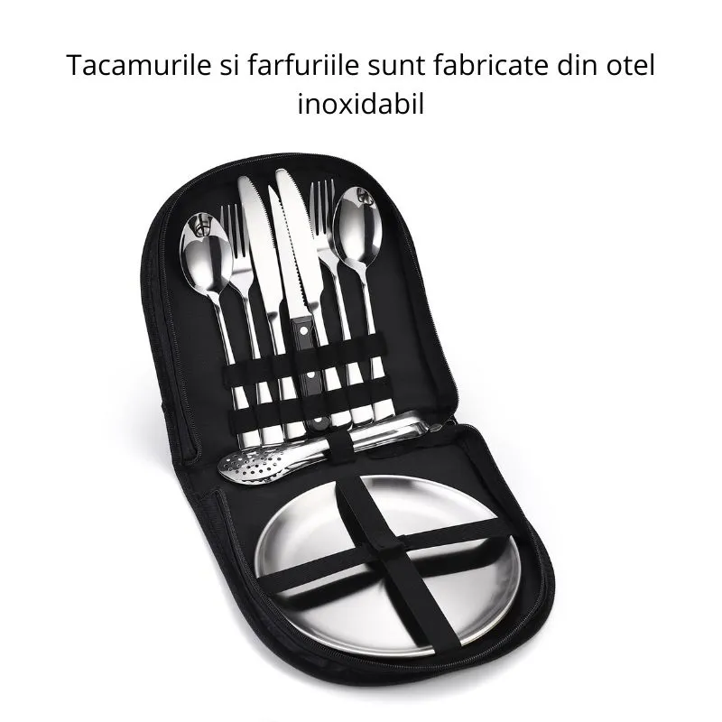 Set tacamuri si farfurii pentru picnic 10 piese [9]