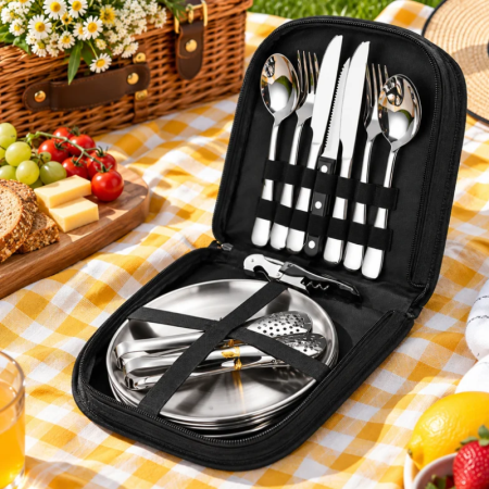 Set tacamuri si farfurii pentru picnic 20 piese [3]