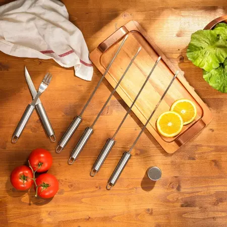 Set ustensile gratar cu Servieta eleganta, 26 piese [16]