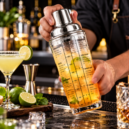 Petrecere - Shaker cocktail din sticla