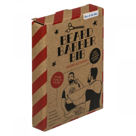 Sort de barbierit Beard Barber Bib [3]