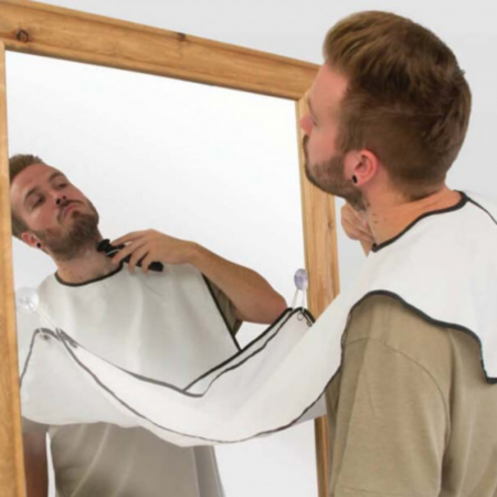 Sort de barbierit Beard Barber Bib [0]