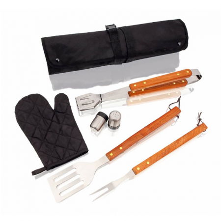 Set cadou sort cu ustensile gratar [5]