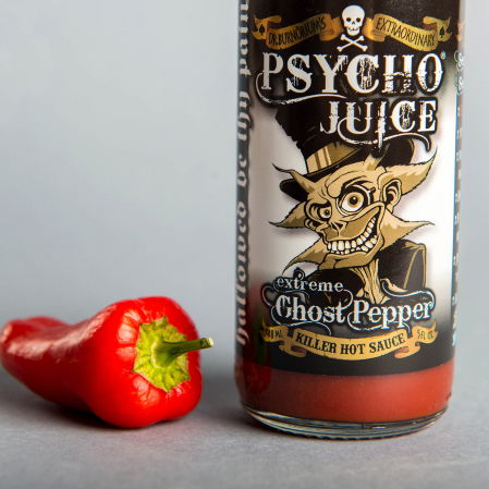 Cadouri Ziua Indragostitilor - Sos iute Psycho Juice Extreme Ghost Pepper [iuteala 10+++]