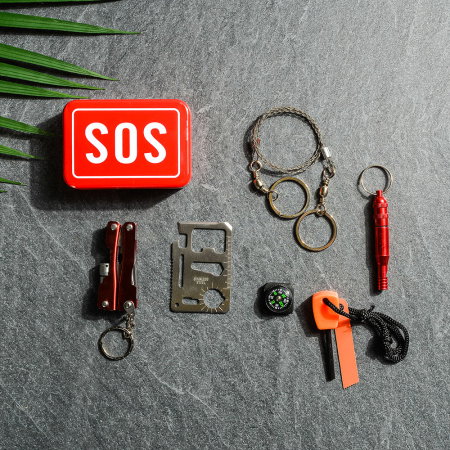 SOS Kit supravietuire multifunctional, 6 unelte [2]