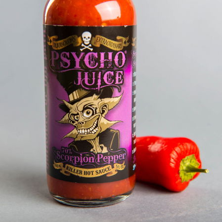 Cadouri Haioase - Sos picant Psycho Juice Scorpion Pepper [iuteala 10+]
