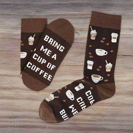 Sosete amuzante Bring Me Coffee [1]