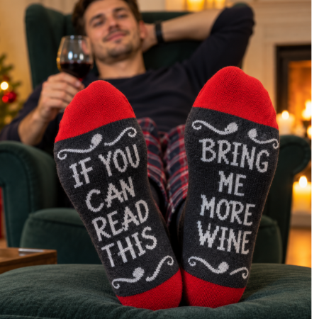 Sosete Amuzante Bring Me Wine [1]