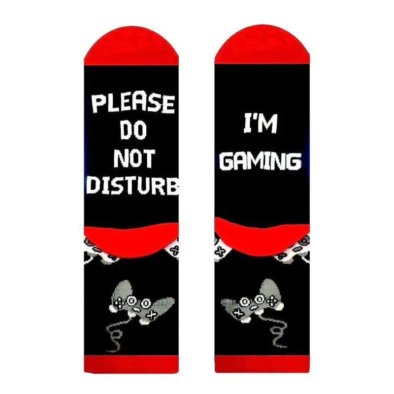 Sosete amuzante pentru gameri Please do not disturb [5]