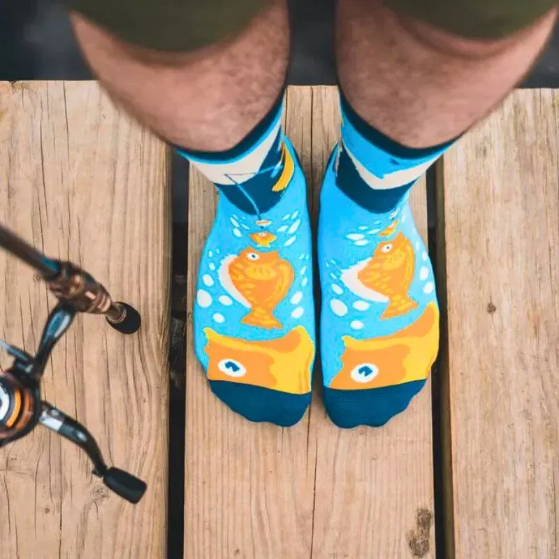 Sosete amuzante pentru pescari Size matters [5]