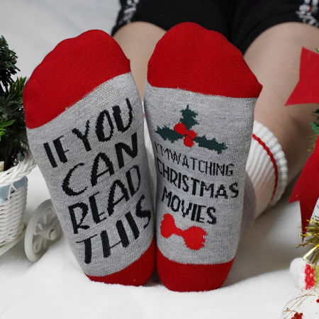 Sosete Amuzante Watching Christmas Movies [2]