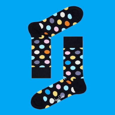 Cadouri pentru Mama - Sosete Happy Socks cu buline vesele