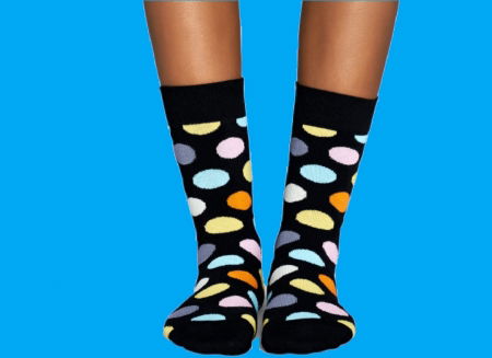 Sosete Happy Socks cu buline vesele [3]