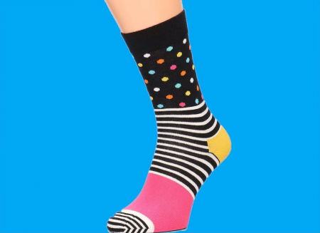 Sosete Happy Socks cu dungi si buline [0]