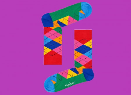 Sosete Happy Socks cu romburi [2]