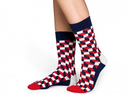 Cadouri pentru Iubita - Sosete Happy Socks cu modele geometrice