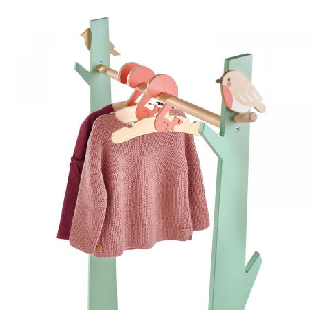 Stand haine copii, din lemn premium, cu umerase vesele [2]