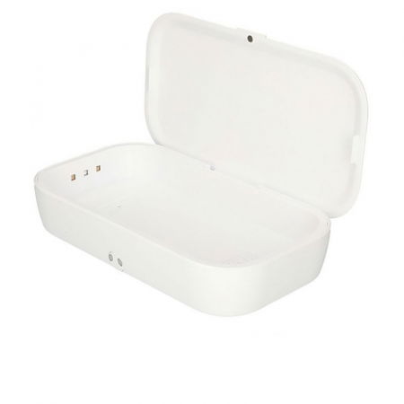 Sterilizator UV caseta alba cu incarcator wireless [4]