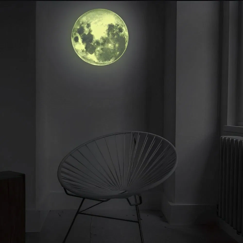 Sticker decorativ Luna-n Casa, Editie fosforescenta [1]