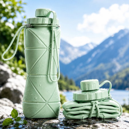Cadouri pentru Iubita - Sticla Pliabila Mint - H2O