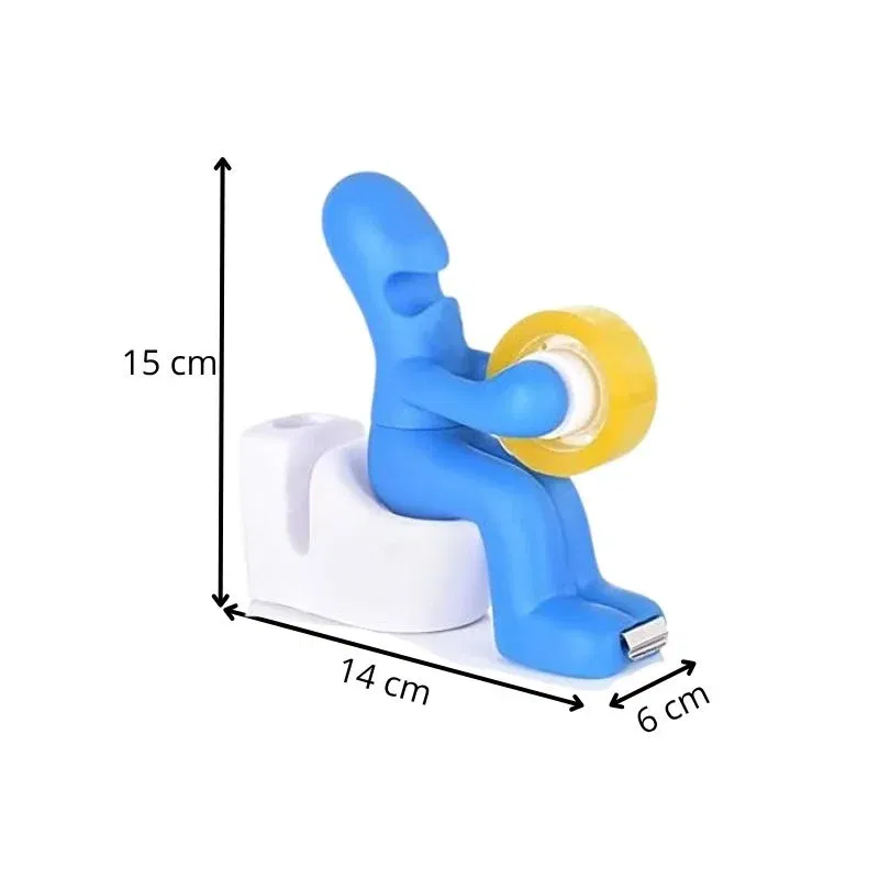 Suport amuzant de birou Omulet pe tron [8]