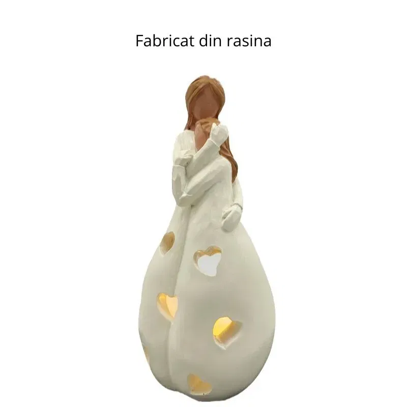 Suport decorativ lumanari Mama si fiica [7]