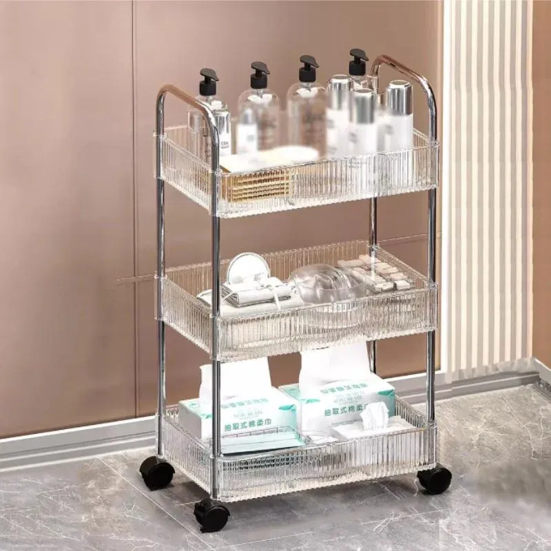 Suport depozitare mobil cu 3 rafturi [0]