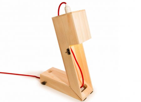 Suport din lemn veioza pentru vin [6]