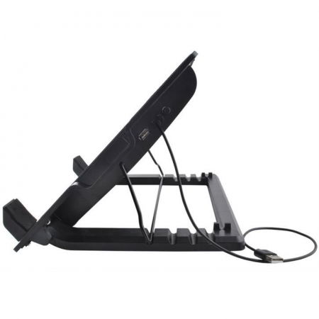 Suport laptop reglabil cu ventilator de racire LED [6]