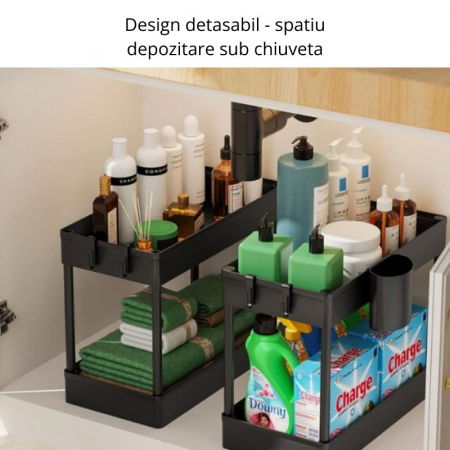 Suport pe roti multifunctional cu 4 polite [5]