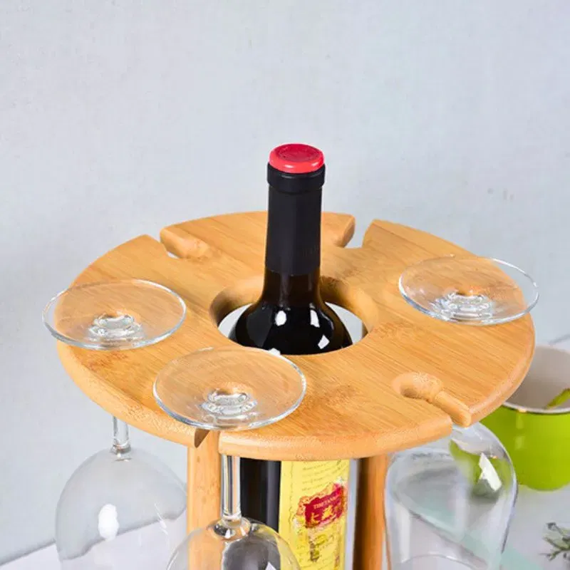 Suport pentru o sticla si 6 pahare de vin [5]