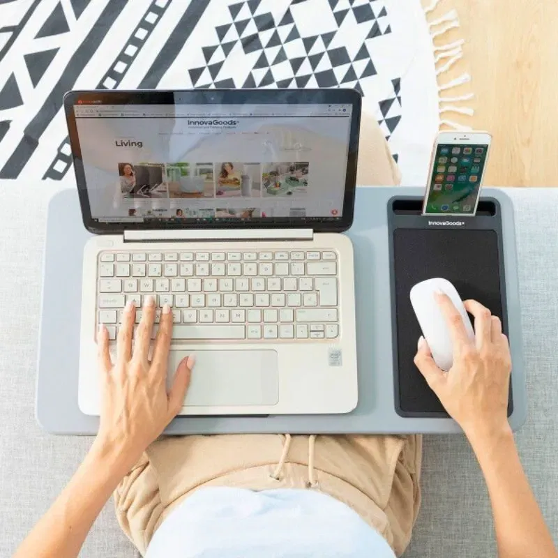 Suport portabil pentru laptop cu Perna XL [2]