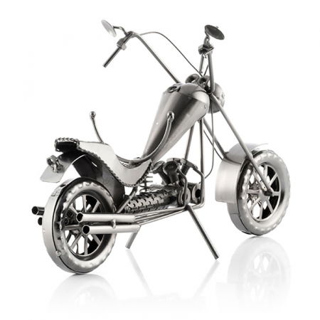 Suport sticla de vin Motocicleta metalica CHOPPER [3]