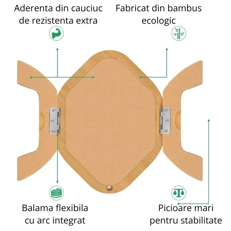 Tava de servire din lemn pentru brat canapea, cu suport telefon [8]