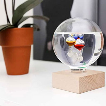 Termometru Galileo cu suport de fag [0]