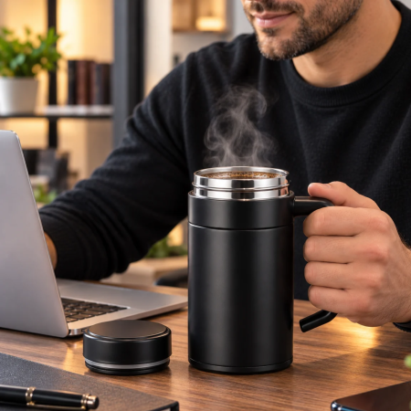 Cadouri Pentru Secret Santa - Termos Business Negru