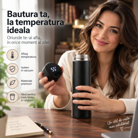 Termos smart cu afisaj pentru temperatura [1]