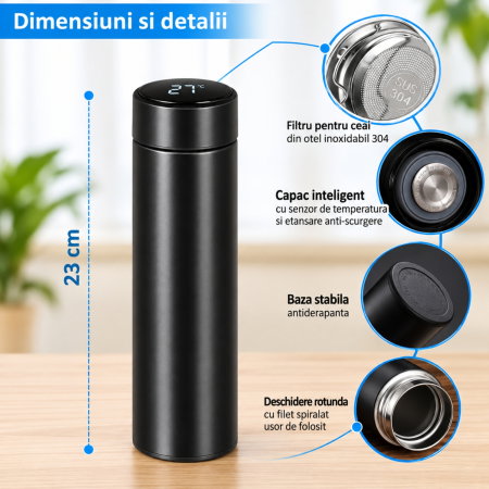 Termos smart cu afisaj pentru temperatura [3]