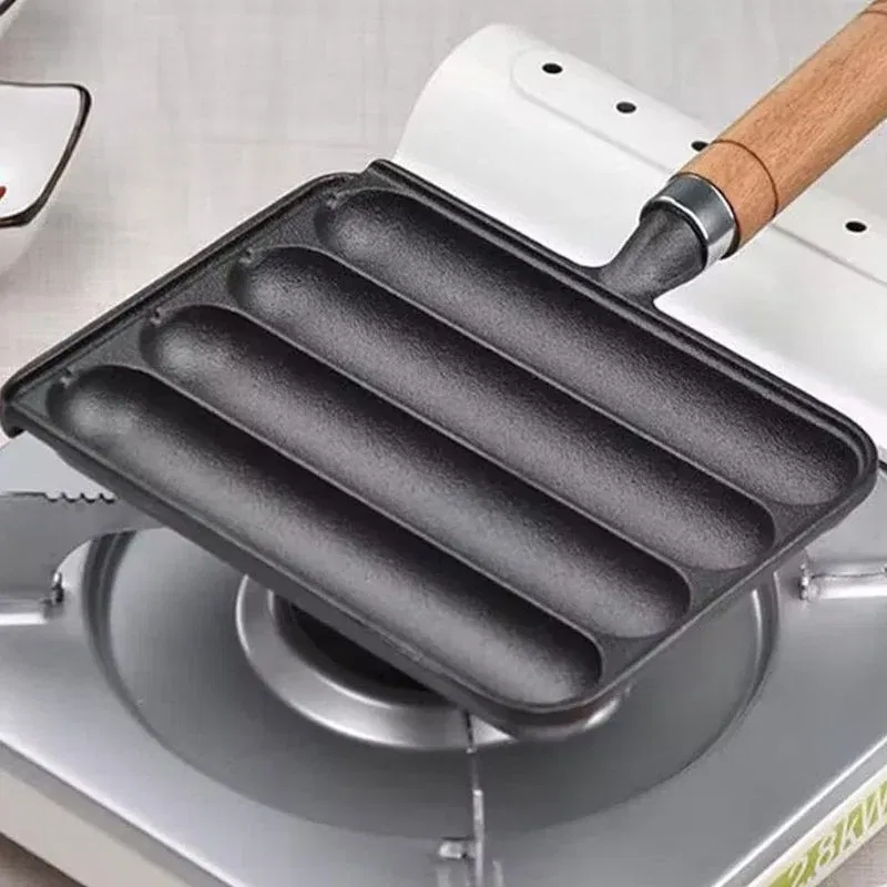 Tigaie din fonta pentru gratar, compacta si rezistenta [3]