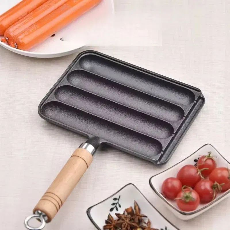 Tigaie din fonta pentru gratar, compacta si rezistenta [4]