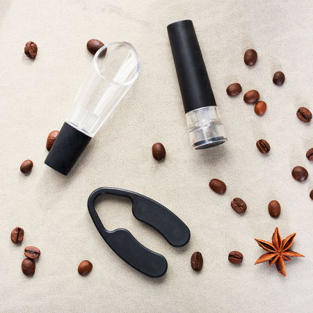 Tirbuson electric cu accesorii vin, set cadou 4 piese [2]