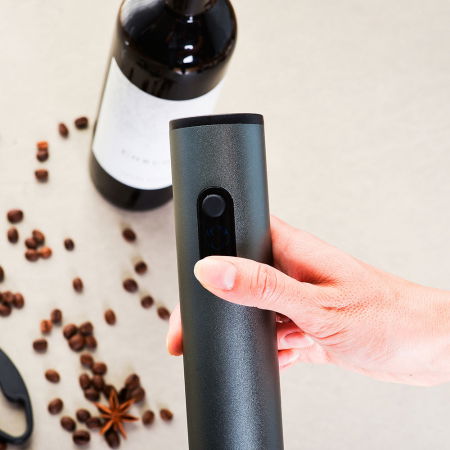 Tirbuson electric cu accesorii vin, set cadou 4 piese [5]